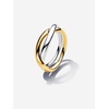 image:imagePANDORA Essence Twotone Entwined Bands Ring  Sterling silver and 14k GoldPlated Ring  Includes Gift Box85