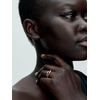 image:imagePANDORA Essence Twotone Entwined Bands Ring  Sterling silver and 14k GoldPlated Ring  Includes Gift Box9