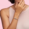 image:imagePANDORA Heart Clasp Snake Chain Bracelet  Heart Clasp  Romantic Jewelry for Her with Gift Box  Compatible Moments Charms  Sterling Silver  9