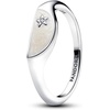 image:imagePANDORA Me Halved Enamel Signet Ring  Sterling SIlver Ring with Cubic Zirconia amp Enamel  Includes Gift Box9