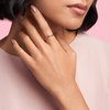 image:imagePANDORA Polished Wishbone Ring  Minimalist Chevron Shape  Stackable 14k GoldPlated Shine for Women  Gift for Her With Box