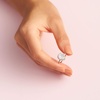 image:imagePANDORA Sparkling Teardrop Halo Ring Rose 14k Rose Gold Ring for Women  Layering or Stackable Ring  Gift for Her  With Gift BoxRose Gold