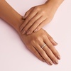 image:imagePANDORA Sparkling Twisted Lines Ring  Gift for Her  Ring for Women  Clear Cubic Zirconia  With Gift BoxRose Gold