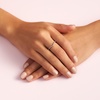 image:imagePANDORA Sparkling Wishbone Ring  Stackable Rose Gold Ring for Women  Gift for Her  With Gift BoxRose Gold