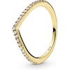 image:imagePANDORA Sparkling Wishbone Ring  Stackable Rose Gold Ring for Women  Gift for Her  With Gift BoxYellow Gold