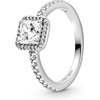 image:imagePANDORA Square Sparkle Halo Ring  Ring for Women  Layering or Stackable Ring Rose with Clear Cubic Zirconia  Gift for Her  With Gift BoxSterling Silver
