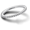 image:imagePANDORA Timeless Sparkling Band Ring  Layering or Stackable RingSterling Silver