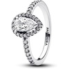 image:imagePANDORA Timeless Sparkling Pear Halo Ring  Layering or Stackable Ring  Ring with Cubic Zirconia  Gift for Her  Jewelry for Women with Gift BoxSterling Silver