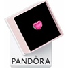 image:imagePANDORA Moments Metallic Pink Heart Charm  Sterling Silver with Enamel  Jewelry for Women  Includes Gift Box