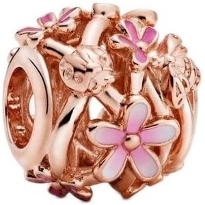 image:imagePANDORA Openwork Pink Daisy Flower Charm  Compatible Moments  Stunning Womens Jewelry  Gift for Her  Made Rose amp Enamel  With Gift Box