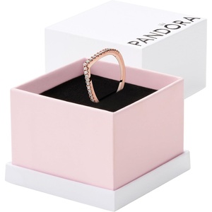 image:imagePANDORA Sparkling Wishbone Ring  Stackable Rose Gold Ring for Women  Gift for Her  With Gift BoxRose Gold