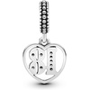 image:imagePANDORA 18th Celebration Dangle Charm  Bracelet Charm Moments Bracelets  Sterling Silver with Clear Cubic Zirconia  Gift for Her  Jewelry for Women with Gift Box