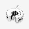 image:imagePANDORA Family Always Pav Clip Charm  Gift for Her  Compatible Moments  Sterling Silver with Cubic Zirconia  With Gift Box