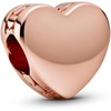 image:imagePANDORA Moments Engravable Heart Charm  Jewelry for Women  Includes Gift Box14k rose goldplated unique metal blend