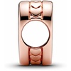 image:imagePANDORA Moments Engravable Heart Charm  Jewelry for Women  Includes Gift Box14k rose goldplated unique metal blend