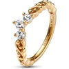 image:imagePANDORA Regal Swirl Tiara Ring  14k Ring for Women  Gift for Her  Jewelry for Women Shine with Clear Cubic Zirconia  With Gift BoxYellow Gold
