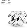 image:imagePANDORA Sparkling Aquarius Zodiac Charm  Compatible with PANDORA Moments  Jewelry for Women  Gift for Her  Made with Sterling Silver amp Cubic Zirconia  With Gift Box