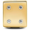 image:imagePANDORA Sparkling Dice Charm  14K GoldPlated Charm with Cubic Zirconia  Jewelry for Women  Includes Gift Box