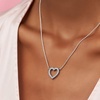 image:imagePANDORA Sparkling Handwritten Love Collier Necklace  Sterling Silver Necklace with Cubic Zirconia for Women  PANDORA Moments Jewelry  Gift for Women  Includes Gift Box  177