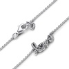 image:imagePANDORA Sparkling Handwritten Love Collier Necklace  Sterling Silver Necklace with Cubic Zirconia for Women  PANDORA Moments Jewelry  Gift for Women  Includes Gift Box  177