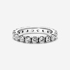 image:imagePANDORA Sparkling Row Eternity Ring  Silver Ring for Women  Layering or Stackable Ring  Gift for Her  Sterling Silver with Clear Cubic Zirconia  With Gift Box