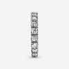 image:imagePANDORA Sparkling Row Eternity Ring  Silver Ring for Women  Layering or Stackable Ring  Gift for Her  Sterling Silver with Clear Cubic Zirconia  With Gift Box
