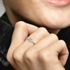 image:imagePANDORA Sparkling Wishbone Heart Ring  Stackable Ring for Women  Gift for Her with Clear Cubic Zirconia  With Gift BoxSterling Silver