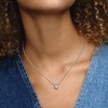 image:imagePANDORA Timeless Double Heart Pendant Sparkling Collier Necklace  Adjustable Necklace with Lobster Clasp  Gift for Her  Sterling Silver amp Cubic Zirconia  With Gift Box  177