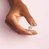 image:imagePANDORA Two Sparkling Hearts Ring  Sterling Silver Ring for Women  Gift for Her  Sterling Silver with Clear Cubic Zirconia  With Gift Box