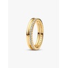image:imagePANDORADouble Band RingGold PlatedSize 50with Gift Box