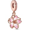 image:imagePANDORA Cherry Blossom Dangle Charm  Gift for Her  Compatible Moments Rose with Cubic Zirconia amp Enamel  With Gift Box