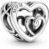 image:imagePANDORA Entwined Infinite Hearts Charm  Gift for Her  Compatible with PANDORA Moments  Sterling Silver Bracelet Charm  With Gift Box
