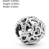 image:imagePANDORA Hearts All Over Charm  Openwork Heart Design  HandFinished  Jewelry for Women with Gift Box  Compatible Moments Charm Bracelets  Sterling Silver