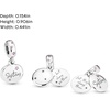 image:imagePANDORA Jewelry Forever Sisters Dangle Charm  Compatible with PANDORA Moments  Sterling Silver Charm with Cubic Zirconia  Gift with Gift Box