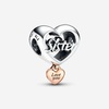 image:imagePANDORA Love You Sister Heart Charm  Compatible Moments  Stunning Womens Jewelry  Gift for Her  Made Rose amp Sterling Silver  With Gift Box