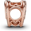image:imagePANDORA Sparkling Entwined Hearts Charm  Gift for Her  Compatible Moments Rose with Cubic Zirconia  With Gift Box