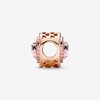 image:imagePANDORA Sparkling Levelled Heart Charm  Gift for Her  Compatible Moments Rose with Cubic Zirconia amp ManMade Crystal  With Gift Box