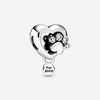 image:imagePANDORA Sparkling Paw Print amp Heart Charm  Compatible with PANDORA Moments  Jewelry for Women  Gift for Her  Made with Sterling Silver amp Cubic Zirconia  With Gift Box