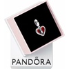 image:imagePANDORA Moments Red Heart amp Keyhole Double Dangle Charm  Sterling Silver Charm with Cubic Zirconia amp Red Enamel  Jewelry for Women  Includes Gift Box