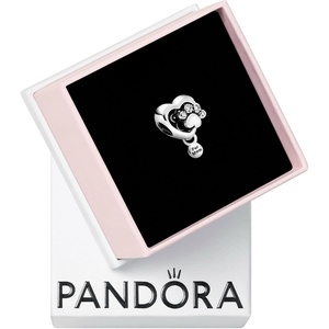 image:imagePANDORA Sparkling Paw Print amp Heart Charm  Compatible with PANDORA Moments  Jewelry for Women  Gift for Her  Made with Sterling Silver amp Cubic Zirconia  With Gift Box