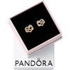 image:imagePANDORA Moments Sparkling Infinity Heart Stud Earrings  14K GoldPlated Earrings with Cubic Zirconia  Jewelry for Women  Includes Gift Box