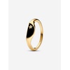 image:imagePANDORA Me Halved Enamel Signet Ring  14k GoldPlated Ring with Cubic Zirconia amp Enamel  Gift for Women  Includes Gift Box6