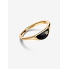 image:imagePANDORA Me Halved Enamel Signet Ring  14k GoldPlated Ring with Cubic Zirconia amp Enamel  Gift for Women  Includes Gift Box85