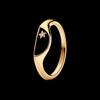 image:imagePANDORA Me Halved Enamel Signet Ring  14k GoldPlated Ring with Cubic Zirconia amp Enamel  Gift for Women  Includes Gift Box9