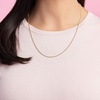 image:imagePANDORA Curb Chain Necklace  Compatible Moments Charms  Gift for Her  14k Gold Plated  Jewelry for Women  With Gift Box  236