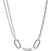 image:imagePANDORA Double Link Chain Necklace  Compatible with PANDORA Me  Stunning Womens Jewelry  Gift for Her  Made with Sterling Silver  With Gift Box  177