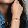 image:imagePANDORA Engravable Round Tag Pendant  14K Rose GoldPlated Engravable Pendant for Women  PANDORA Moments Jewelry  Gift for Women  Includes Gift Box