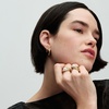 image:imagePANDORA Essence Round Open Hoop Earrings  14k GoldPlated Earrings  Gift for Her  Includes Gift Box
