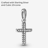 image:imagePANDORA Jewelry Sparkling Cross Cubic Zirconia Pendant in Sterling Silver  Comes with Gift Box