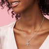 image:imagePANDORA Jewelry Sparkling Cross Cubic Zirconia Pendant in Sterling Silver  Comes with Gift Box